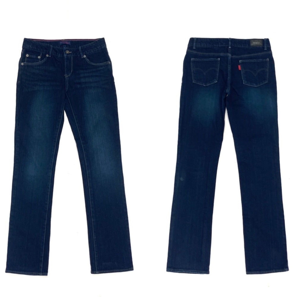 Levi's Youth Girls Slim Straight Denim Blue Jeans